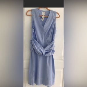 Finley Sleeveless Blue & White Striped Dre…